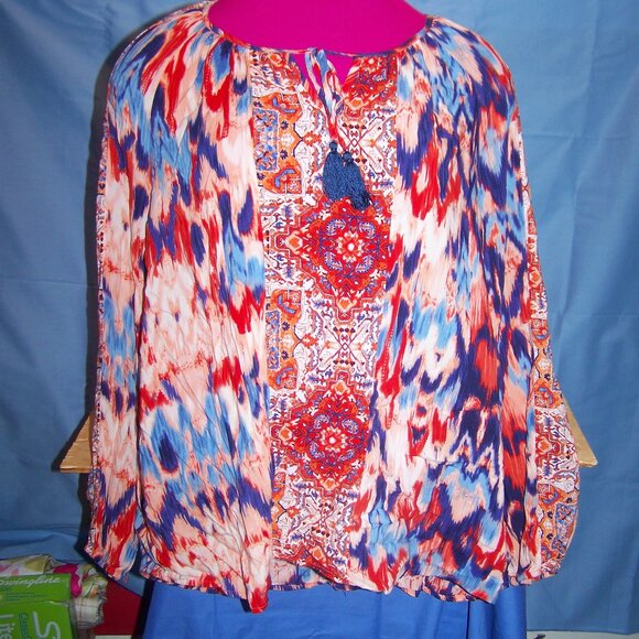 Faded Glory Boho Top Sz XXL (20) - Picture 1 of 6
